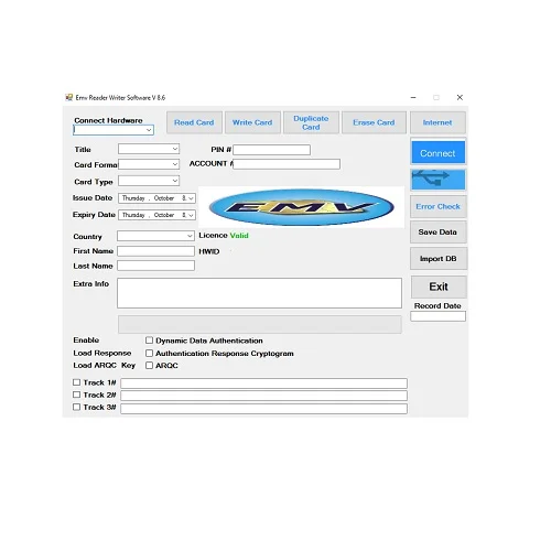EMV Skimmer Software for credit card data extraction